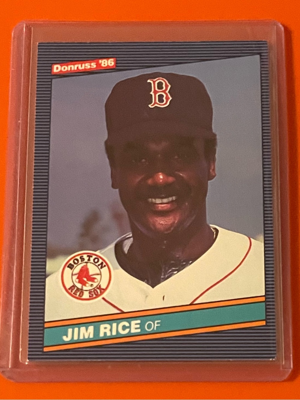 Jim Rice #213 1986 Donruss Baseball Trading Card